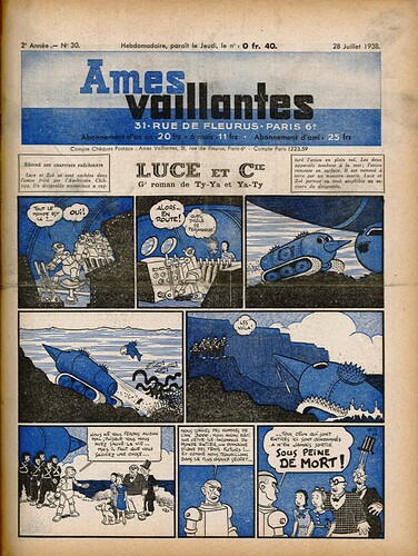 Ames Vaillantes 1938 - n°30 - 28 juillet 1938 - page 1