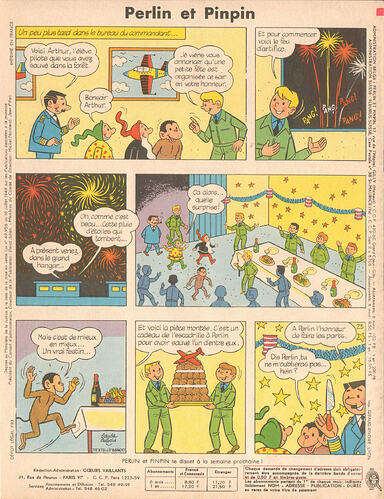 Perlin et Pinpin n°42 du jeudi 15 octobre 1964