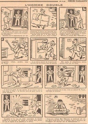 Coeurs Vaillants 1933 - n°44 - page 8 - L'homme double - 29 octobre 1933
