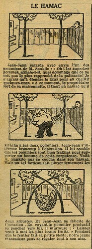 Cri-Cri 1933 - n°789 - page 15 - Le hamac - 9 novembre 1933