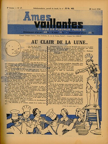 Ames Vaillantes 1938 - n°17 - 28 avril 1938 - page 1