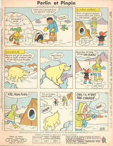 Perlin et Pinpin n°49 du jeudi 8 décembre 1966