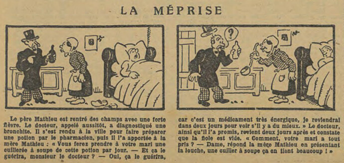 Fillette 1929 - n°1111 - page 13 - La méprise - 7 juillet 1929