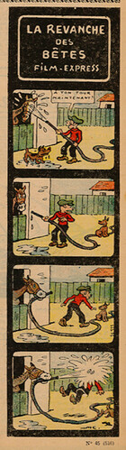 Pierrot 1935 - n°45 - page 5 - La revanche des bêtes - Film express - 10 novembre 1935