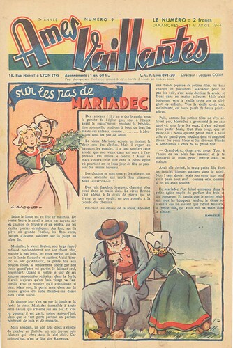 Ames Vaillantes 1944 - n°9 - 2 et 9 avril 1944 - page 1