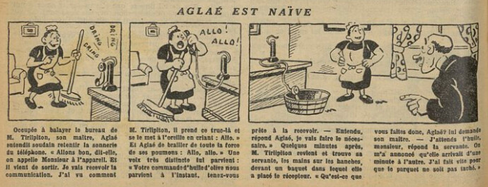 Fillette 1931 - n°1202 - page 6 - Aglaé est naïve - 5 avril 1931
