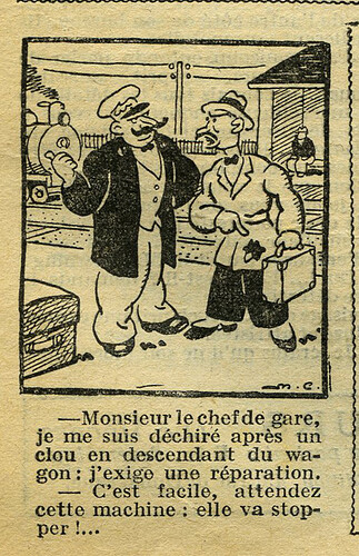 Cri-Cri 1932 - n°715 - page 11 - Dessin sans titre - 9 juin 1932