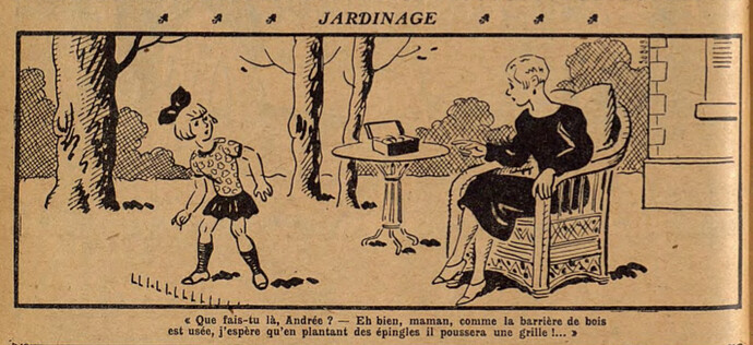 Lisette 1930 - n°8 - page 2 - Jardinage - 23 février 1930