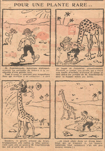 Coeurs Vaillants 1935 - n°10 - page 2 - Pour une plante rare - 10 mars 1935