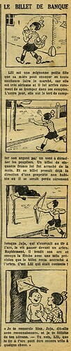 Fillette 1933 - n°1294 - page 4 - Le billet de banque - 8 janvier 1933
