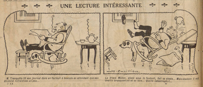 Pierrot 1926 - n°12 - page 2 - Une lecture intéressante - 14 mars 1926