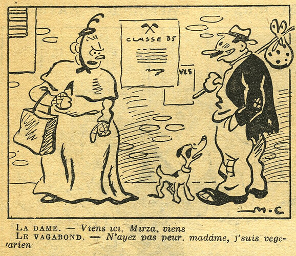 Almanach National 1936 - 3 - Viens ici Mirza - jeudi 6 février 1936