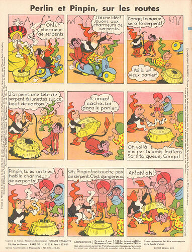 Perlin et Pinpin 1958 - n°32 - 10 août 1958 - page 8