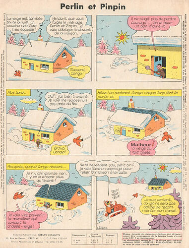 Perlin et Pinpin n°2 du jeudi 9 janvier 1964