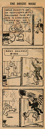 Pierrot 1935 - n°22 - page 2 - Une douche noire - 2 juin 1935