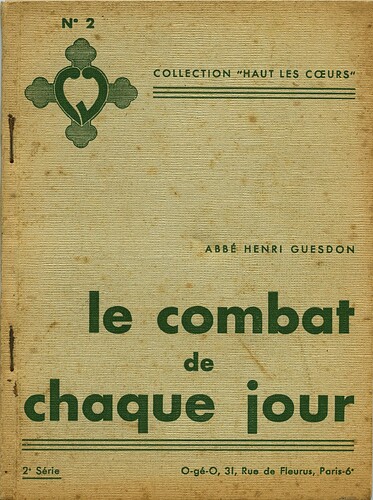 Henri Guesdon - Le combat de chaque jour - 1936 - 2e série - couverture