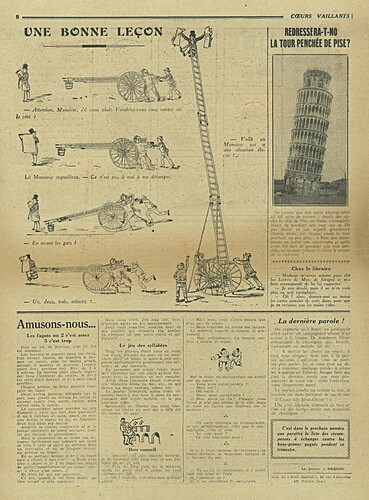 Coeurs Vaillants 1930 - n°42 - 21 septembre 1930 - page 8