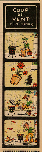 Pierrot 1935 - n°52 - page 5 - Coup de vent - Film express - 29 décembre 1935