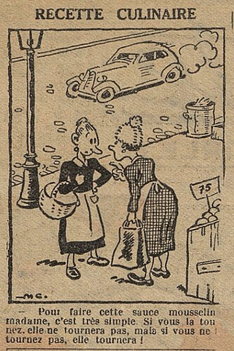 Fillette 1937 - n°1510 - page 2 - Recette culinaire - 28 février 1937