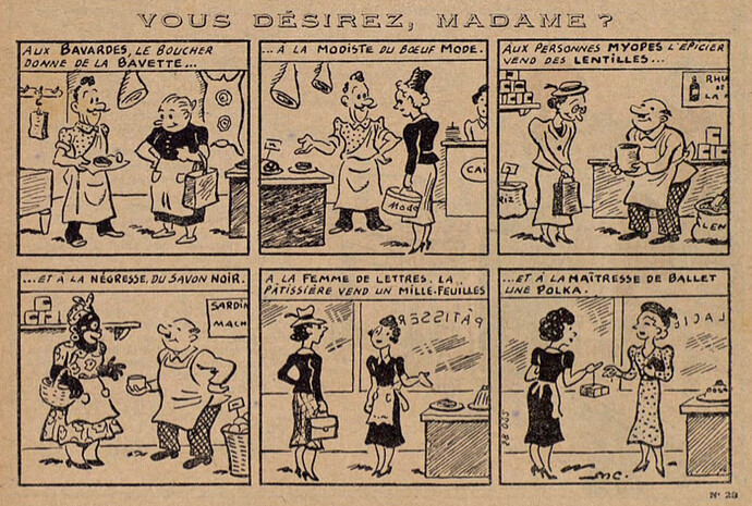Lisette 1938 - n°28 - page 7 - Vous désirez Madame - 10 juillet 1938