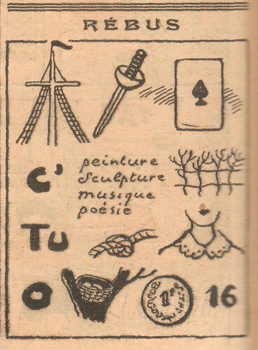 Coeurs Vaillants 1936 - n°37 - page 2 - Rébus - 13 septembre 1936