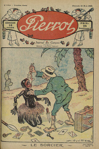Pierrot 1928 - n°118 - page 1 - Le sorcier - 25 mars 1928