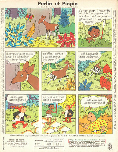 Perlin et Pinpin n°20 du jeudi 16 mai 1968