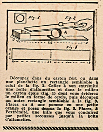 Coeurs Vaillants 1940 - n°17 - Une bille dans la boîte d'allumettes - 28 avril 1940 - page 7