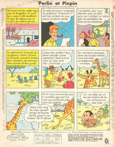Perlin et Pinpin n°9 du jeudi 29 février 1968