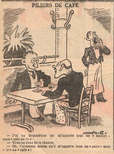 BOUM 1937 - n°2 - page 3 - Piliers de café - 24 juin 1937