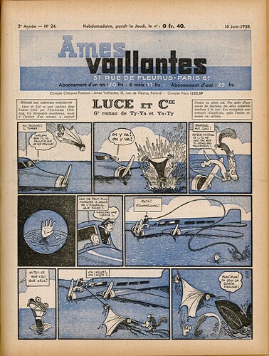 Ames Vaillantes 1938 - n°24 - 16 juin 1938 - page 1