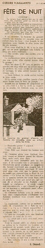 Coeurs Vaillants 1932 - n°27 - Page 3 - Fête de nuit - 3 juillet 1932