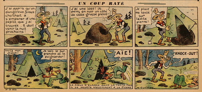 Pierrot 1937 - n°28 - page 4 - Un coup raté - 11 juillet 1937