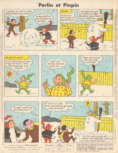 Perlin et Pinpin n°7 du jeudi 13 février 1964