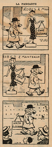 Pierrot 1936 - n°42 - page 2 - La pancarte - 18 octobre 1936