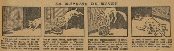 Fillette 1929 - n°1117 - page 11 - La méprise de Minet - 18 août 1929