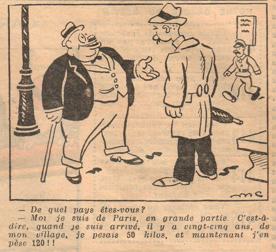 Almanach National 1933 - 35 - mercredi 7 juin 1933 - De quel pays êtes-vous