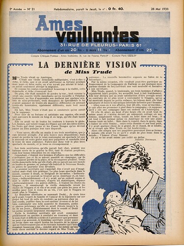 Ames Vaillantes 1938 - n°21 - 26 mai 1938 - page 1