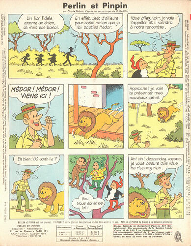 Perlin et Pinpin n°43 du jeudi 26 octobre 1967