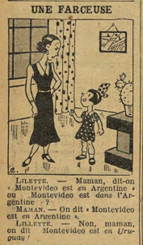 Fillette 1936 - n°1472 - page 14 - Une farceuse - 7 juin 1936