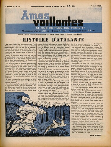 Ames Vaillantes 1938 - n°14 - 7 avril 1938 - page 1