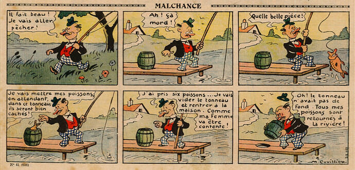 Pierrot 1937 - n°41 - page 4 - Malchance - 10 octobre 1937
