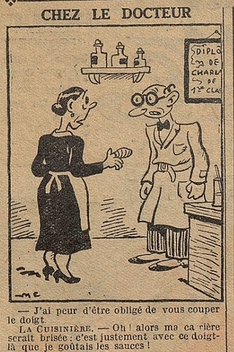Fillette 1937 - n°1507 - page 2 - Chez le docteur - 7 février 1937