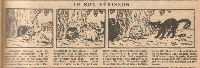 Fillette 1930 - n°1160 - page 11 - Le bon hérisson - 15 juin 1930