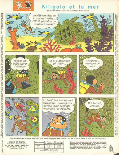 Perlin et Pinpin n°33 du jeudi 15 août 1968