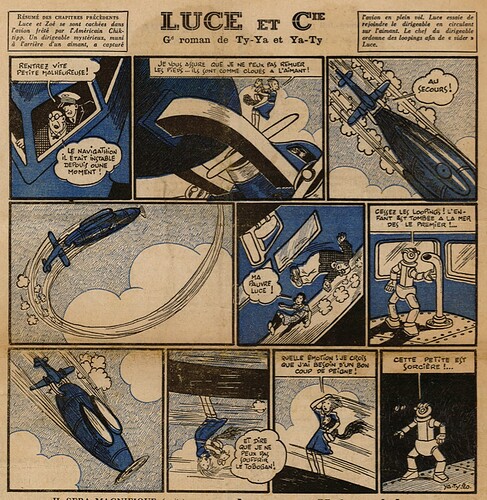 Ames Vaillantes 1938 - n°15 - page 8 - Lucie et Cie - 14 avril 1938