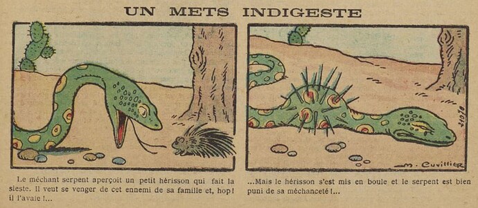 Guignol 1927 - n°85 - page 43 - Un mets indigeste - Octobre 1927
