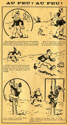 Almanach Pierrot 1930 - page 120 - Au feu ! Au feu !