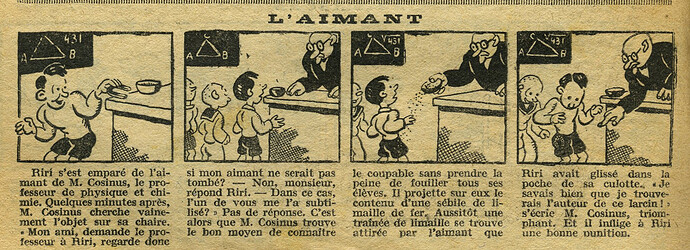 Cri-Cri 1931 - n°656 - page 14 - L'aimant - 23 avril 1931