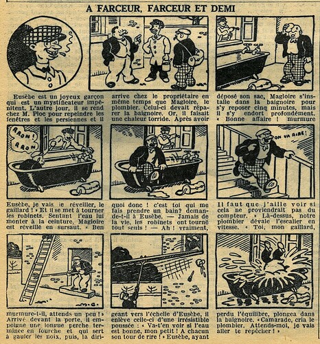 Cri-Cri 1935 - n°865 - page 14 - A farceur, farceur et demi - 25 avril 1935